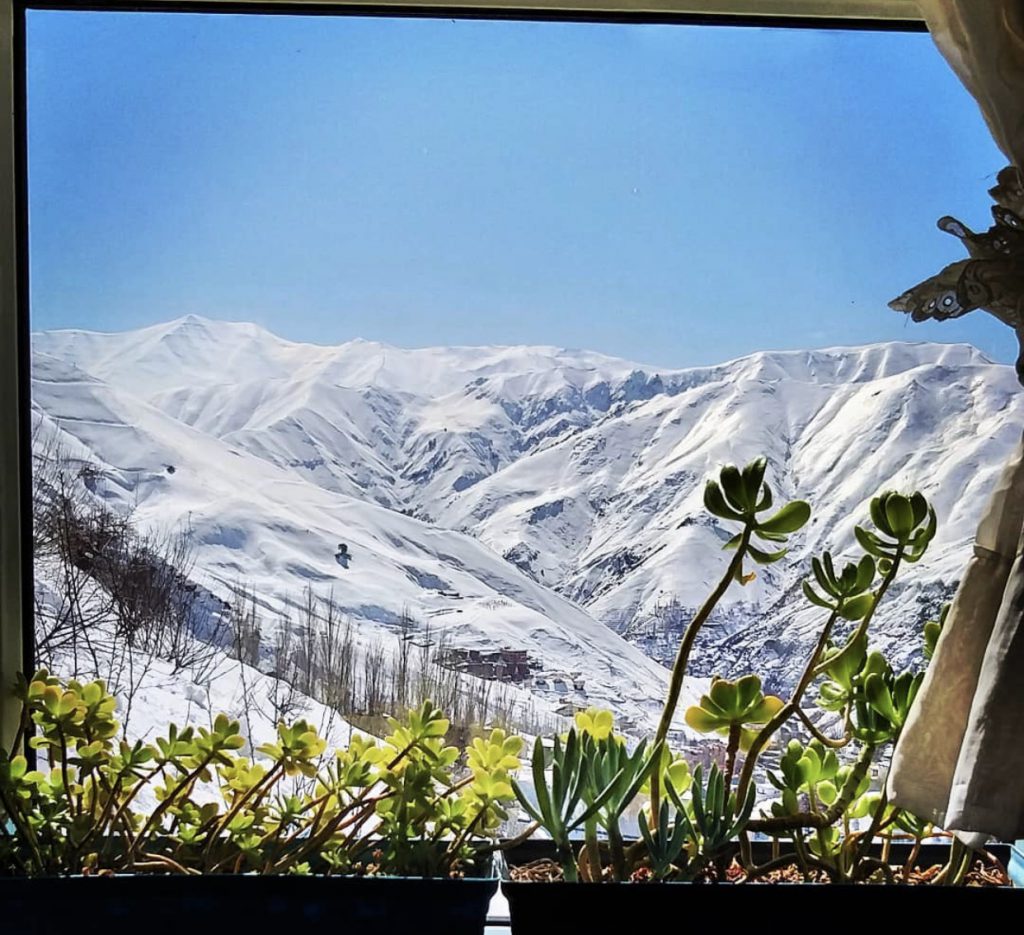 برف کوهستان منظره البرز