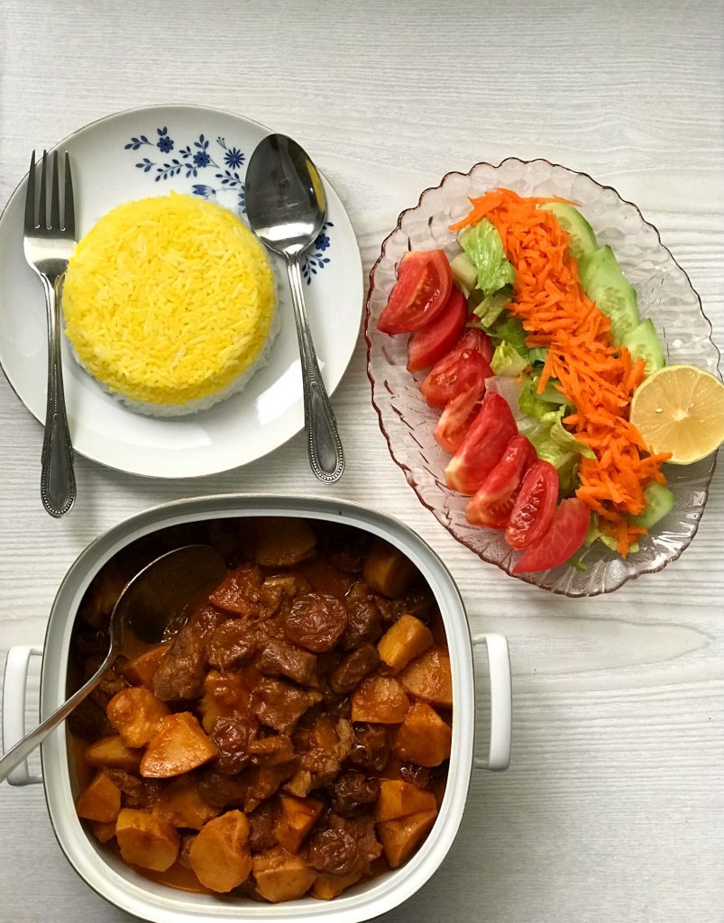   Persian quince stew with lamb